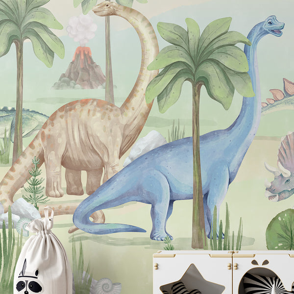 Mural Dinosaurs – Pastelowe Love – imagem 4