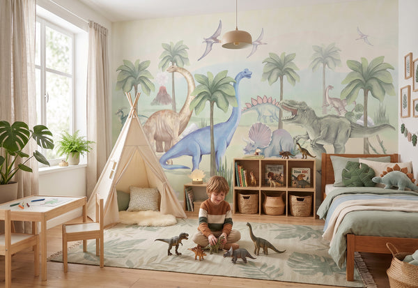 Mural Dinosaurs – Pastelowe Love – imagem 8