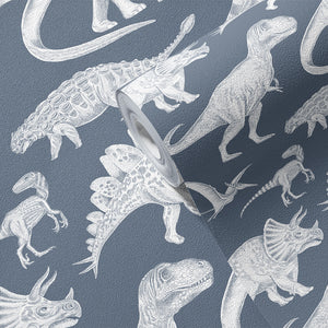 Papel de Parede Dinosaurs – Blue – Pastelowe Love – imagem 5