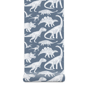 Papel de Parede Dinosaurs – Blue – Pastelowe Love – imagem 9
