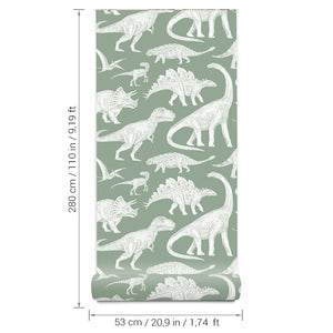 Papel de Parede Dinosaurs – Matcha – Pastelowe Love – imagem 8