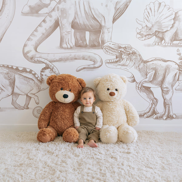 Mural Dinosaurs Sepia – Pastelowe Love – imagem 3
