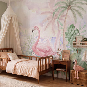 Mural Flamingos – Pastelowe Love – imagem 4