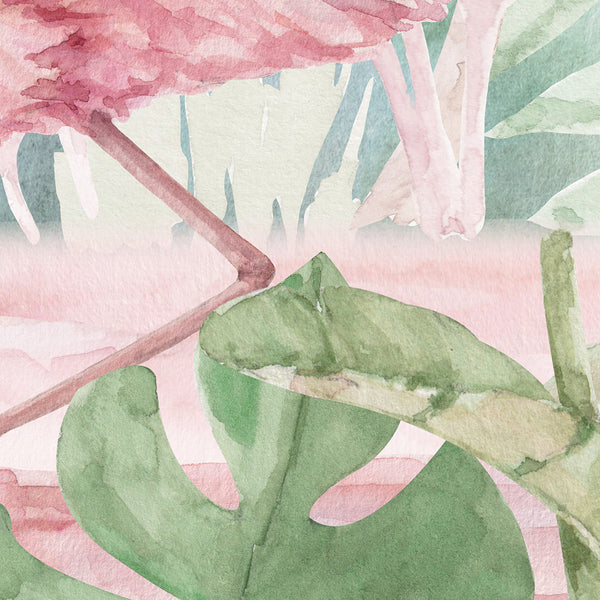 Mural Flamingos – Pastelowe Love – imagem 6