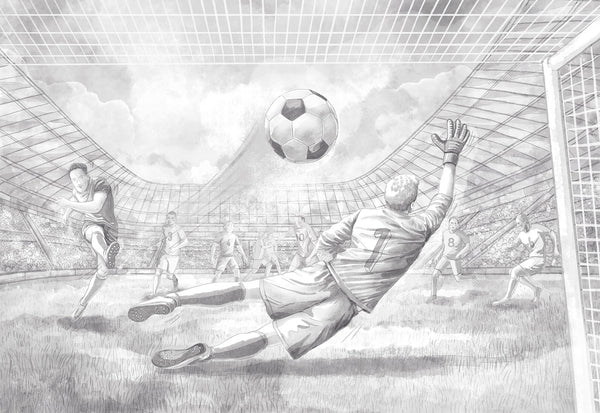 Mural Football – Pastelowe Love – imagem 9