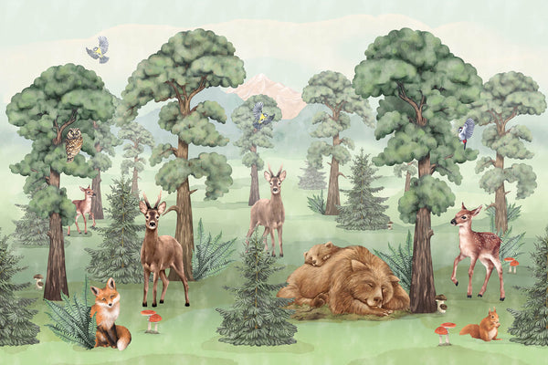 Mural Forest – Pastelowe Love – imagem 8