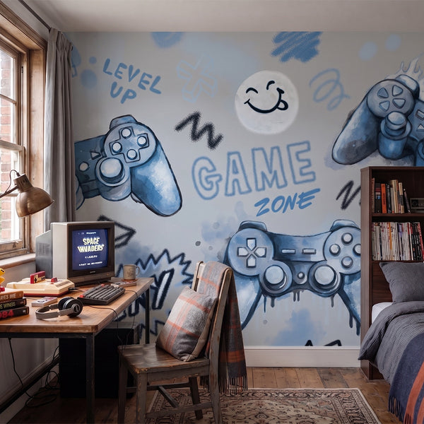 Mural Gaming – Blue – Pastelowe Love – imagem 3