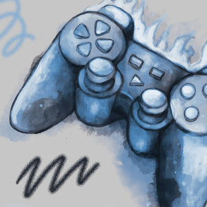 Mural Gaming – Blue – Pastelowe Love – imagem 6
