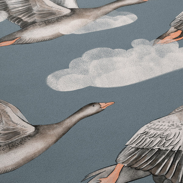Papel de Parede Geese – Blue – Pastelowe Love – imagem 6