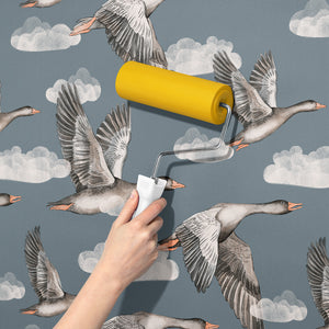 Papel de Parede Geese – Blue – Pastelowe Love – imagem 8