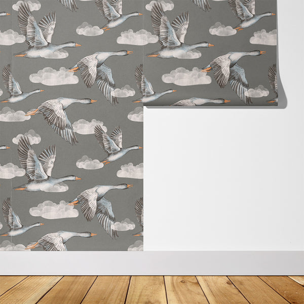 Papel de Parede Geese – Grey – Pastelowe Love – imagem 8