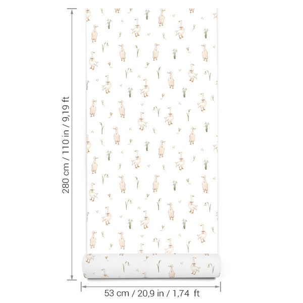 Papel de Parede Little Geese – Pastelowe Love – imagem 8