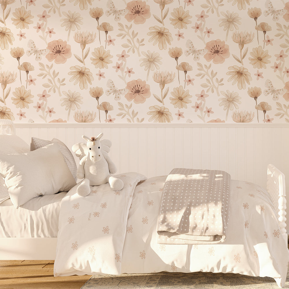 Papel de Parede Flowers Meadow – Pastelowe Love – imagem 1