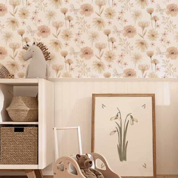 Papel de Parede Flowers Meadow – Pastelowe Love – imagem 3
