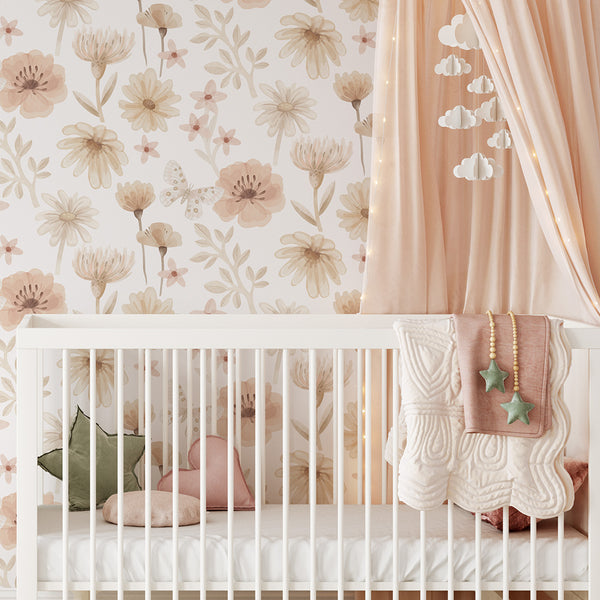 Papel de Parede Flowers Meadow – Pastelowe Love – imagem 5