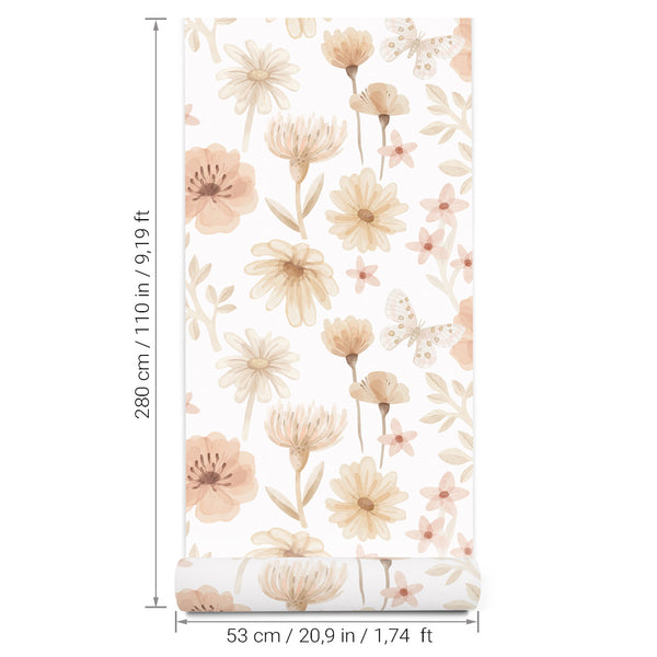 Papel de Parede Flowers Meadow – Pastelowe Love – imagem 9