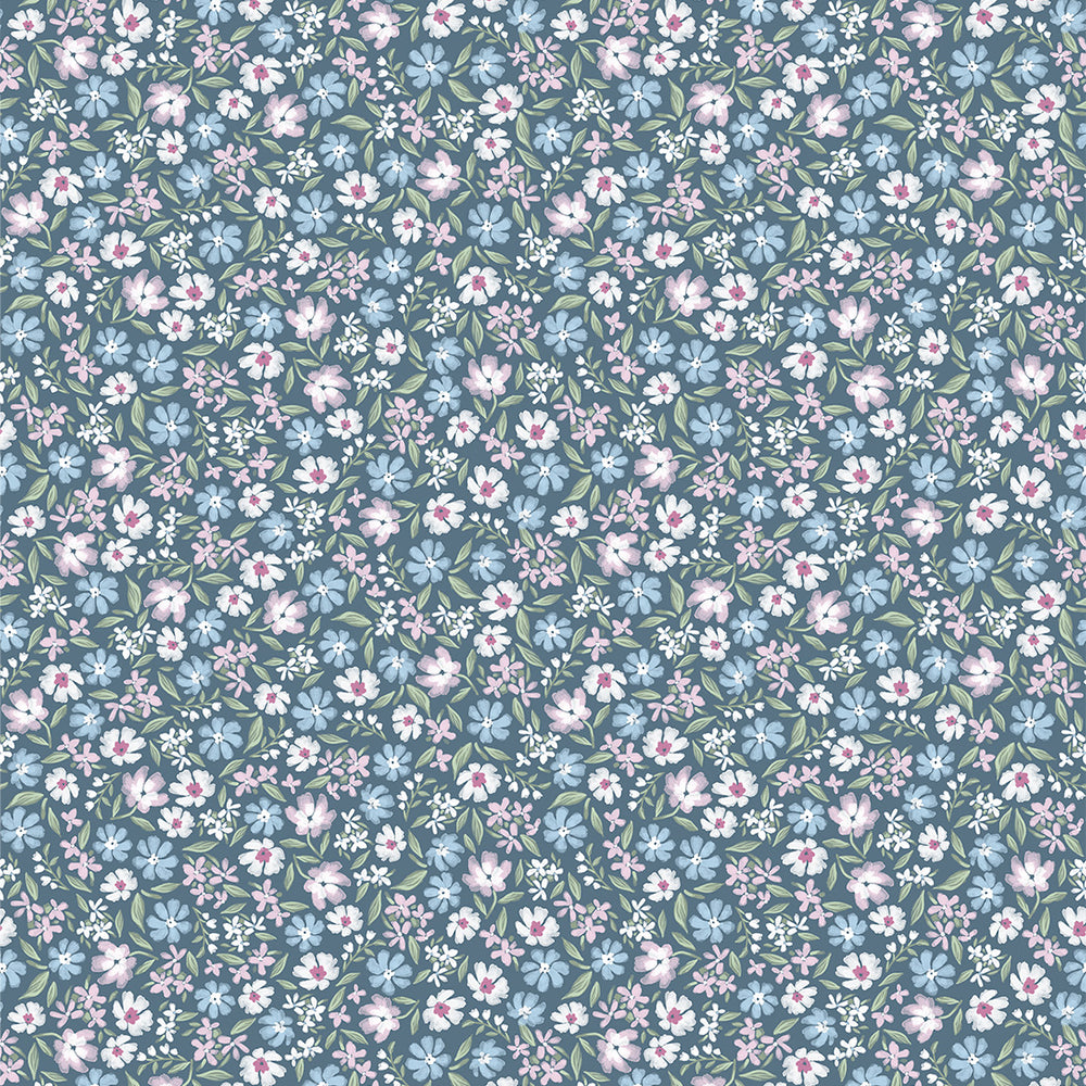 Papel de Parede Mini Daisy – Blue – Pastelowe Love – imagem 1