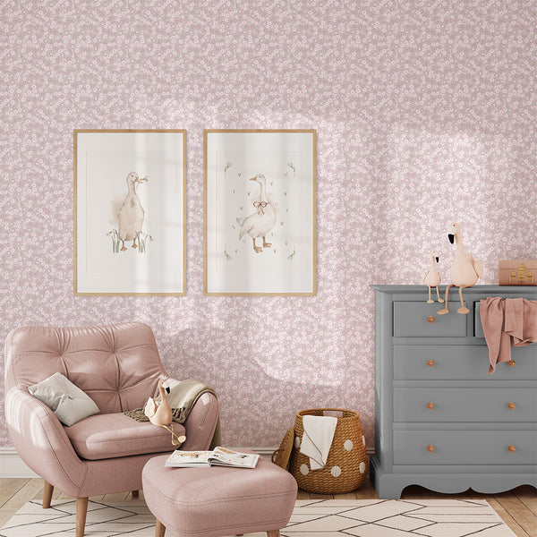 Papel de Parede Mini Daisy – Pink – Pastelowe Love – imagem 2