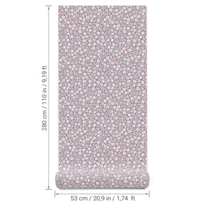 Papel de Parede Mini Daisy – Plum – Pastelowe Love – imagem 8