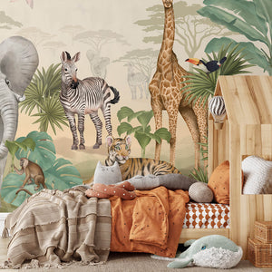 Mural Safari – Pastelowe Love – imagem 3
