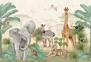 Mural Safari – Pastelowe Love – imagem 8
