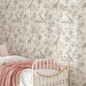 Papel de Parede Safari – Cream – Pastelowe Love – imagem 3