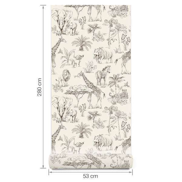 Papel de Parede Safari – Cream – Pastelowe Love – imagem 9