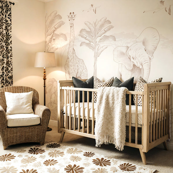 Mural Safari Sepia – Pastelowe Love – imagem 4