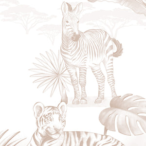 Mural Safari Sepia – Pastelowe Love – imagem 6