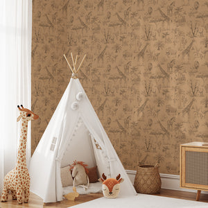 Papel de Parede Safari – Toffee – Pastelowe Love – imagem 2