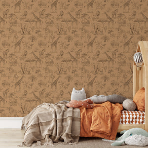 Papel de Parede Safari – Toffee – Pastelowe Love – imagem 4