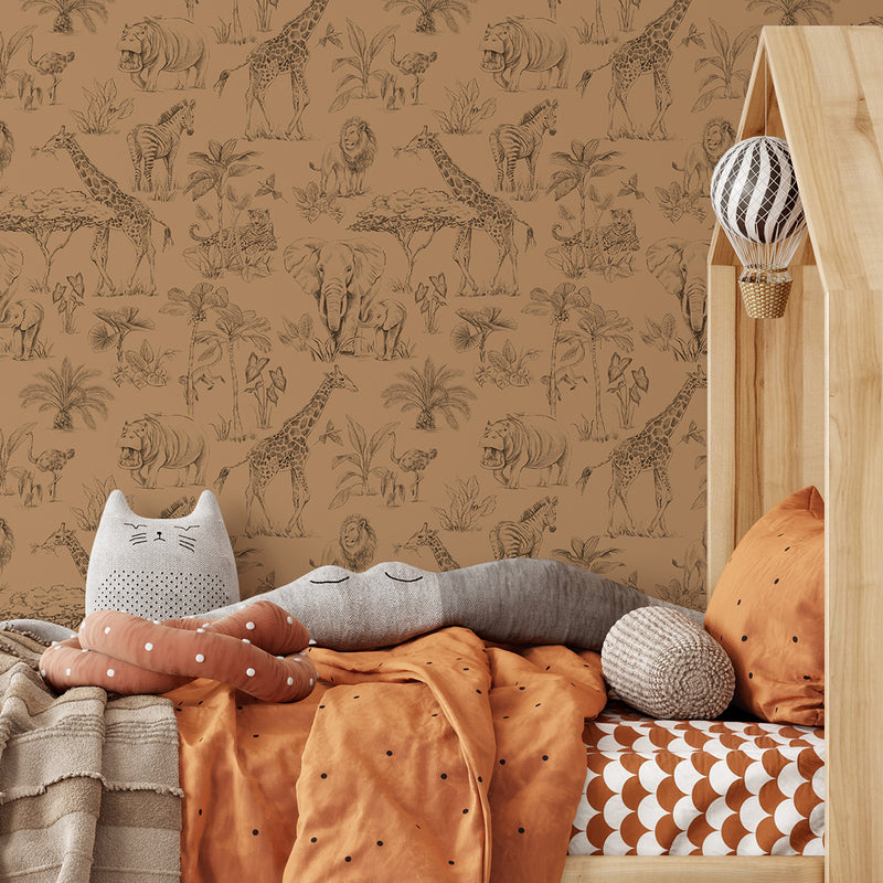 Papel de Parede Safari – Toffee – Pastelowe Love – imagem 5
