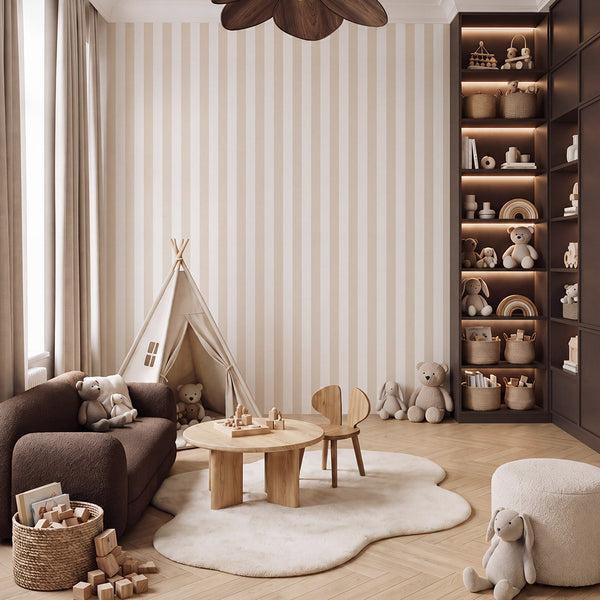 Mural Strips Beige – Pastelowe Love – imagem 2