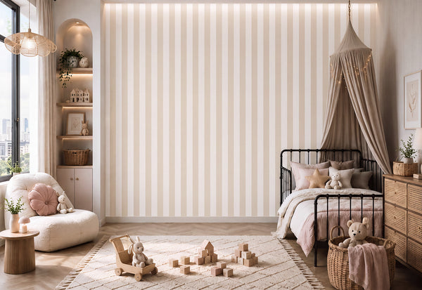 Mural Strips Beige – Pastelowe Love – imagem 7