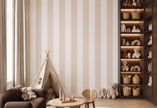 Mural Strips Beige- Large – Pastelowe Love – imagem 7