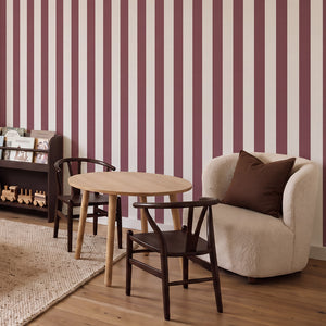 Mural Strips Burgundy – Pastelowe Love – imagem 3