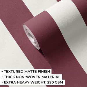 Mural Strips Burgundy – Pastelowe Love – imagem 5