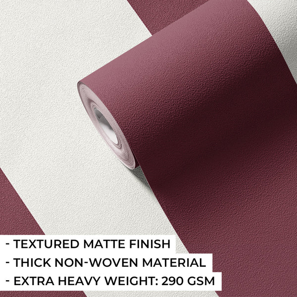 Mural Strips Burgundy – Large – Pastelowe Love – imagem 5