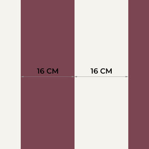 Mural Strips Burgundy – Large – Pastelowe Love – imagem 6