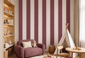 Mural Strips Burgundy – Large – Pastelowe Love – imagem 7