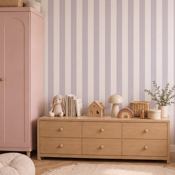 Mural Strips Lilac – Pastelowe Love – imagem 4