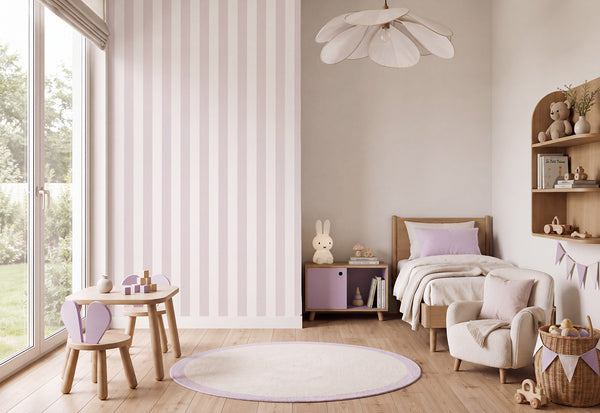 Mural Strips Lilac – Pastelowe Love – imagem 7