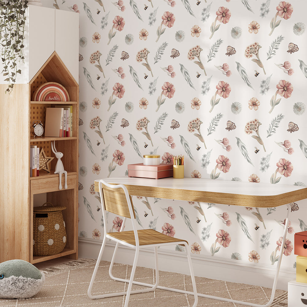 Papel de Parede Wildflowers – Pastelowe Love – imagem 1