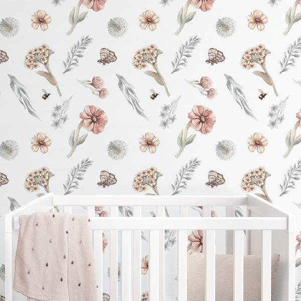 Papel de Parede Wildflowers – Pastelowe Love – imagem 5