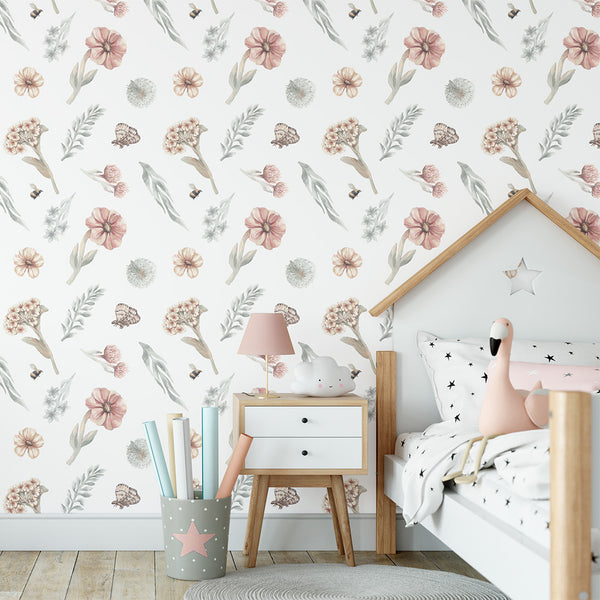 Papel de Parede Wildflowers – Pastelowe Love – imagem 6