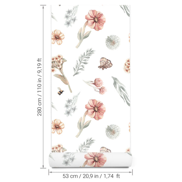 Papel de Parede Wildflowers – Pastelowe Love – imagem 10