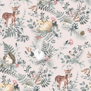 Papel de Parede Woodland – Pink – Pastelowe Love – imagem 1
