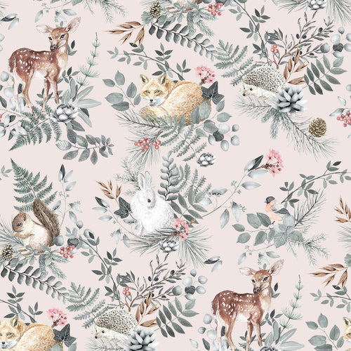 Papel de Parede Woodland – Pink – Pastelowe Love – imagem 1