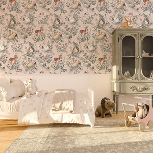 Papel de Parede Woodland – Pink – Pastelowe Love – imagem 2