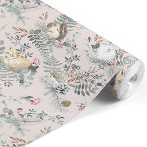 Papel de Parede Woodland – Pink – Pastelowe Love – imagem 6